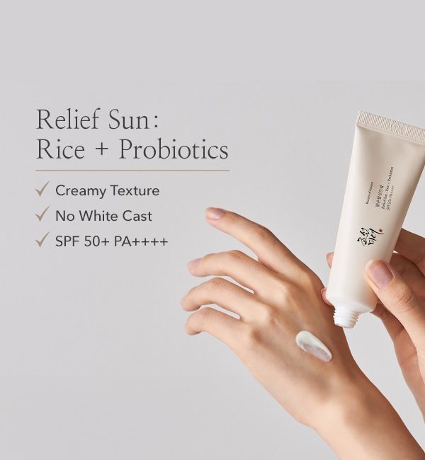 Beauty of Joseon – Rice + Probiotics Relief Sun Screen SPF50+ PA++++
