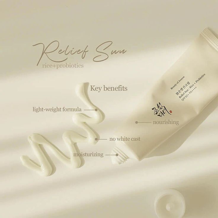 Beauty of Joseon – Rice + Probiotics Relief Sun Screen SPF50+ PA++++