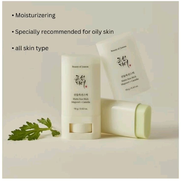Beauty of Joseon Matte Sun Stick – Mugwort + Camellia SPF 50+ PA++++