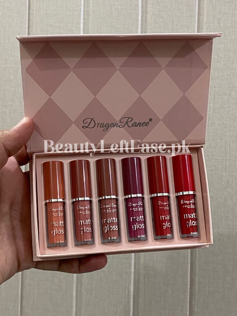 Dragon Ranee Matte + Gloss Lip Tint Set – 6 Shades -Soft nudes and Bolder shades for everyday natural glam - Barcode Scanable orignal