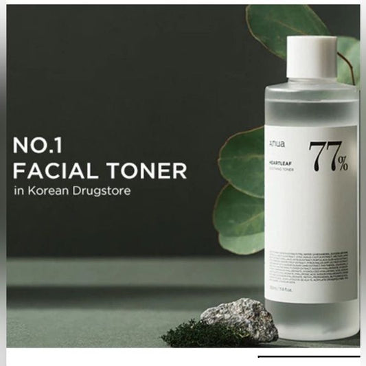 Anua Heartleaf 77% Soothing Toner 250ml-Barcode scanable Orignal factory leftovers