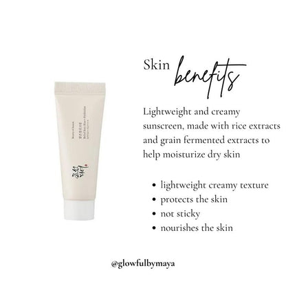 Beauty of Joseon – Rice + Probiotics Relief Sun Screen SPF50+ PA++++