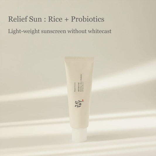 Beauty of Joseon – Rice + Probiotics Relief Sun Screen SPF50+ PA++++