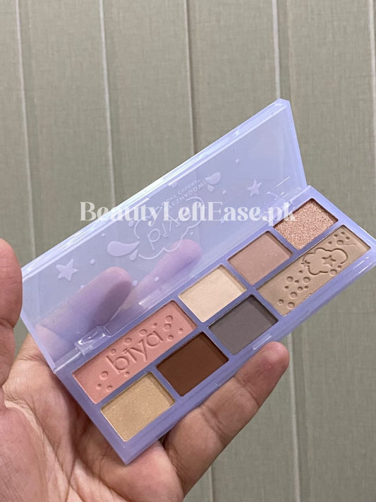 Biya 9-Color Brown & Nude Eyeshadow Palette – Effortless Elegance in Every Shade