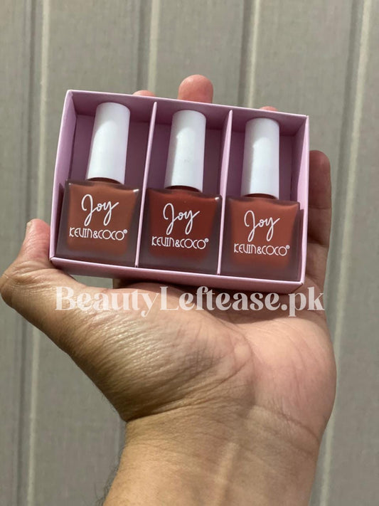 Kevin & Coco Liquid Blush Set – Warm Glow Trio (Set of 3)